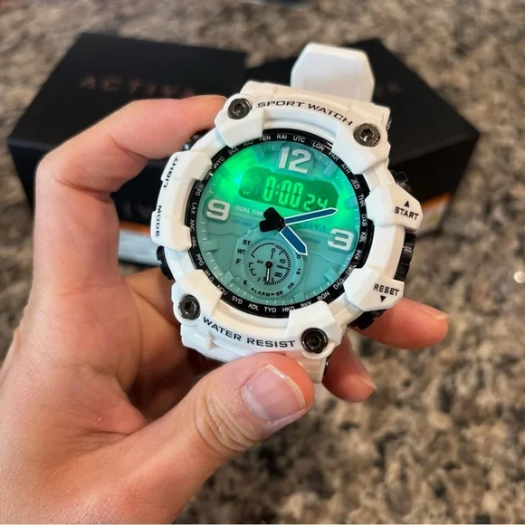 Activa Vextron X Invicta Digital Men's Watch - 52mm, White - Picture 1 of 8